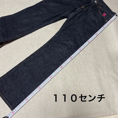 One Piece Chopper Men's Denim Jeans Pants Indigo Blue Size S PROJECT SR'ES - Picture 9 of 20