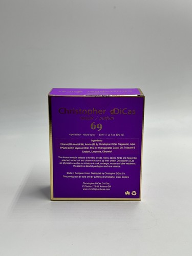 Christopher DiCas 50ml 69 - Le Parfum New in Box 100% Authentic Niche Rare - Picture 3 of 5