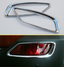 Chrome Rear Bumper Reflector Fog Light Cover For 2013-2015 Toyota Rav4
