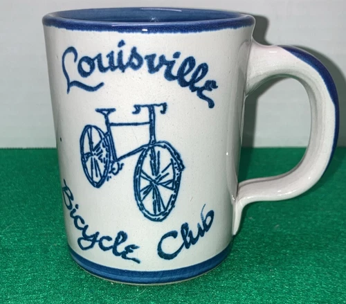 Coffee Cup Mug Louisville Stoneware  Personalized Carol Leist 1996