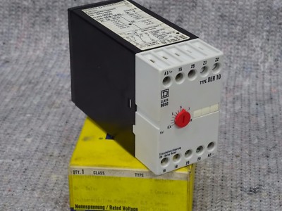 Square D DER10 Einschaltverzögerung Delay 0,5-10 Class 9050 DER/DERL/-W/-P