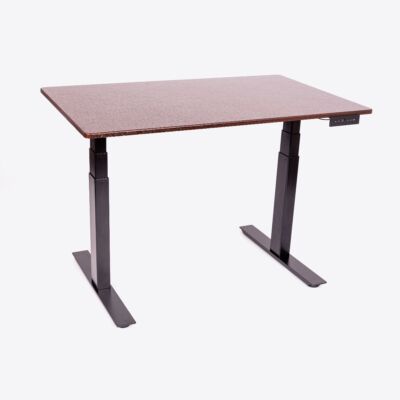 Luxor STANDE-60-BK/DW 60'' 3-Stage Dual-Motor Electric Stand Up Desk