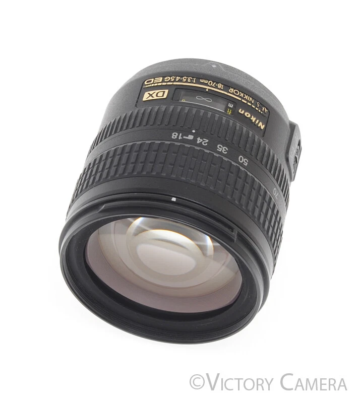 Nikkor 18-70mm F3.5 - 4.5G AF-S DX G ED Zoom Lens US Serial -Read