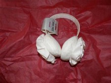 NEW Ivory rose Girls 3-10 Cherokee earmuffs head cover
