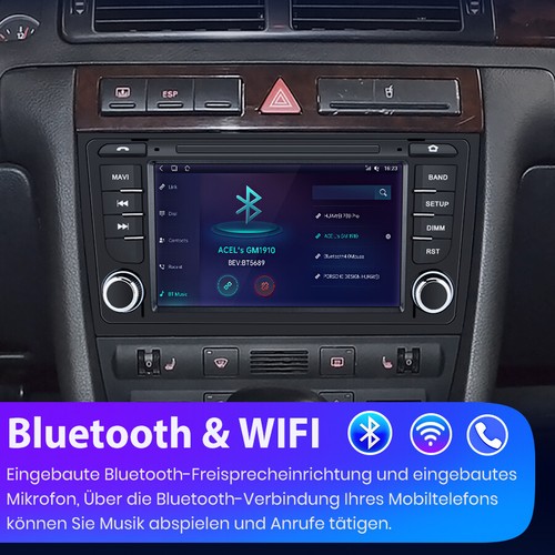 Android 13 Autoradio GPS CarPlay SWC BT5.0 Wifi für Audi A6 S6 RS6 Allroad 1+16G - Bild 4 von 11