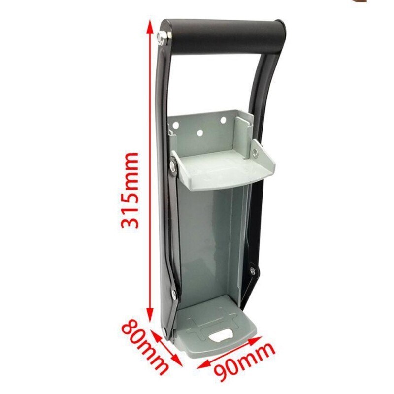 16oz Aluminum Can Crusher Bottle Opener Heavy Duty Wall Mounted Recycling Tools