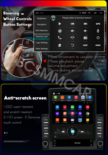 Autoradio Radio Touchscreen GPS passend für Mercedes Benz C Klasse W204 2007-2010 - Bild 15 von 24