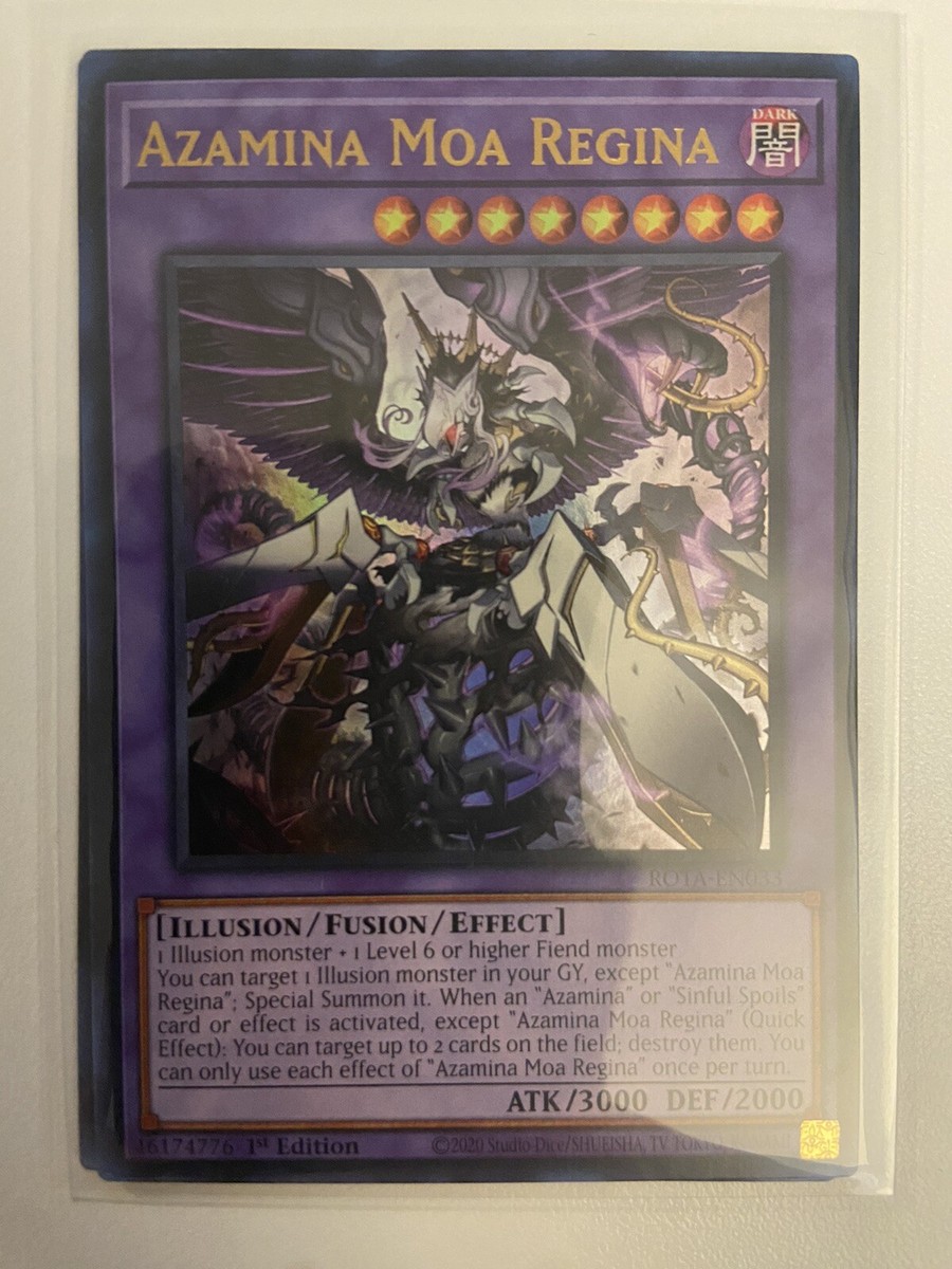 B&agrave;i Yugioh Ch&iacute;nh H&atilde;ng ] ROTA-AE033 Azamina Moa Regina - Ultimate Rare