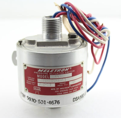 #ad #ad NOS MELETRON Aircraft Pressure Actuated Switch 420E 10L 5003 Model 420E 30 PSI $71.82