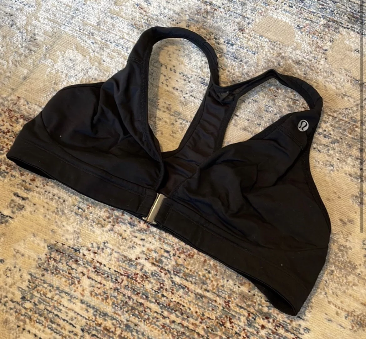 Lululemon Push-up Racerback bra Yoga Fitness Gym snap front Sports