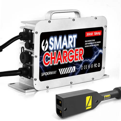 36 Volt 18Amp Golf Cart Smart Battery Charger D Style Plug for EZGO TXT Medalist - Bild 2 von 10