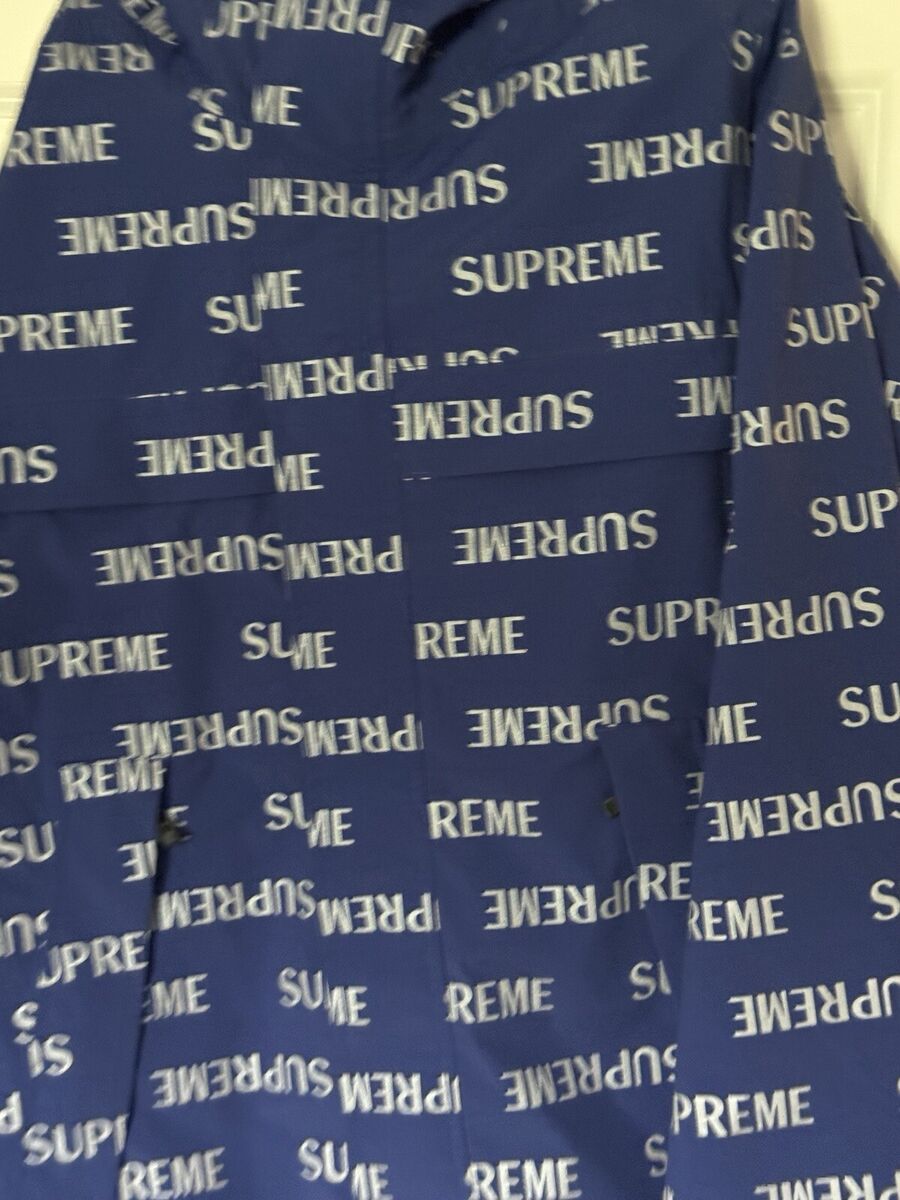 Authentic Supreme 3M Reflective Repeat Taped Seam Jacket Authentic Supreme 3M Reflective Repeat Taped Seam Jacket