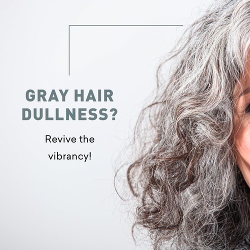Gray Shampoo For Yellowing Hair Removes Dullness Strengthens Softens 16 Fl Oz - Picture 2 of 11