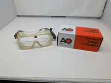 Vintage American Optical AO Sure Guard Clear Safety Goggles -  New Nos