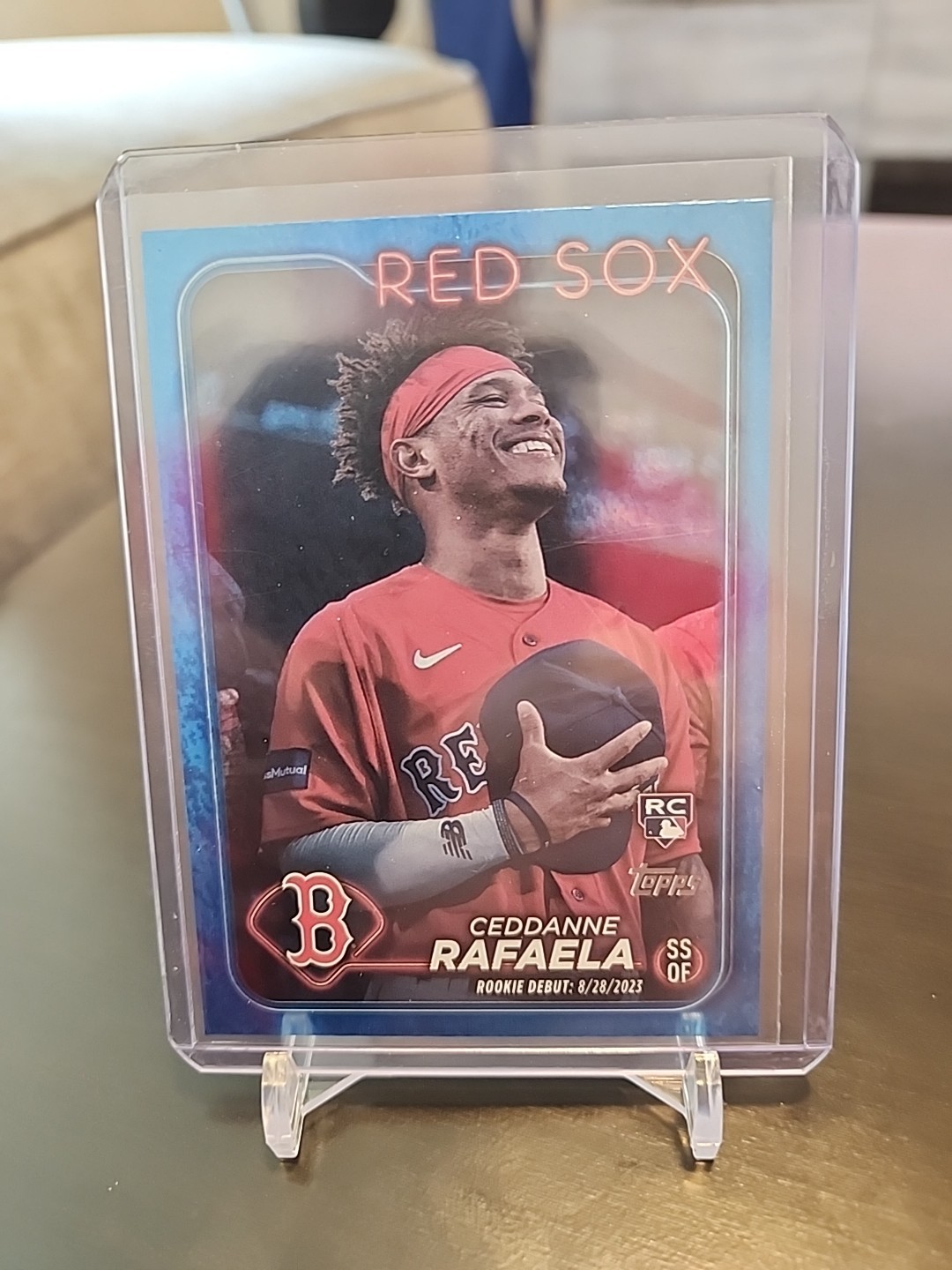 2024 Topps Update Series - Rookie Debut Ceddanne Rafaela #US110 Blue Foil /999