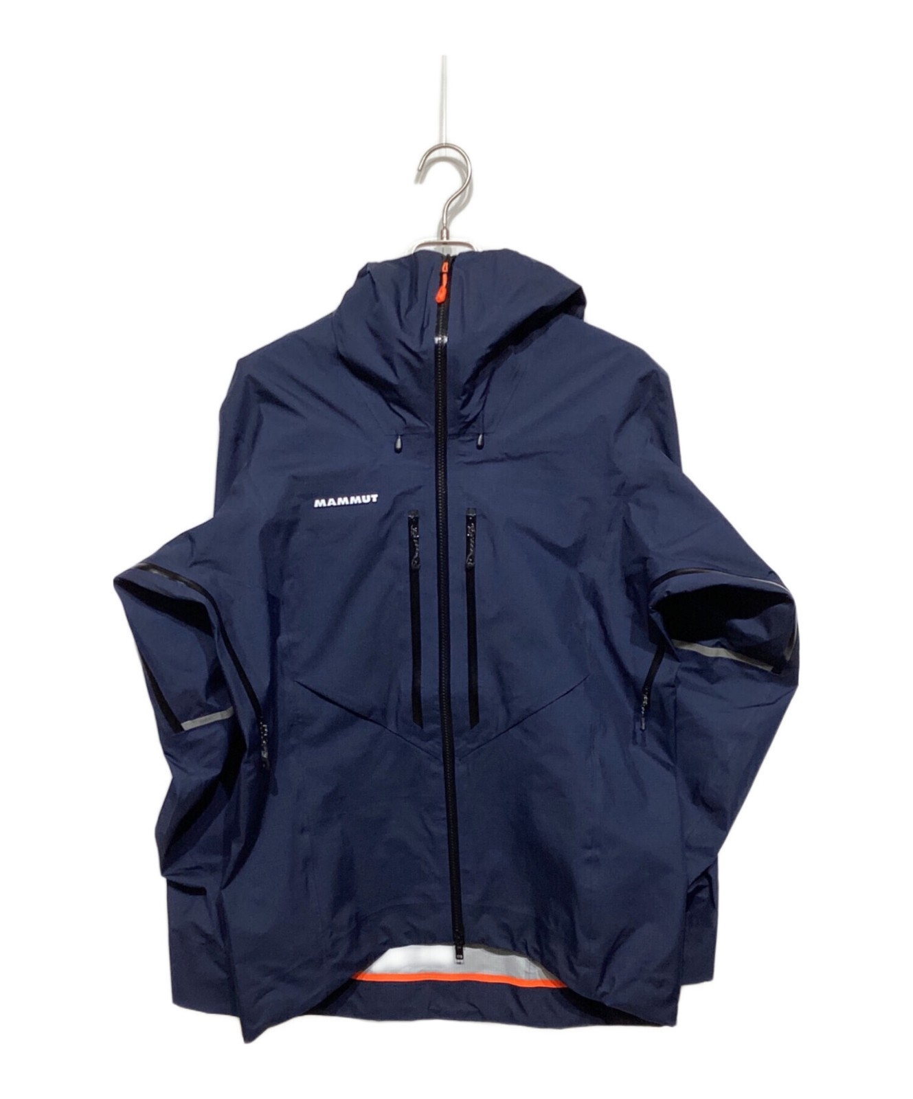 MAMMUT Nordwand Advanced HS Hooded Jacket Men Size L Navy 1010-28031