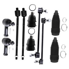 Front Inner Outer Tie Rod End w/Steering Boot fit for Hyundai Santa Fe 2001