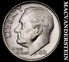 1961 Roosevelt Dime- Silver- Choice Gem Brilliant Uncirculated Luster #J2115