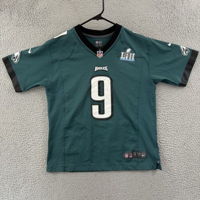 Philadelphia Eagles Jersey Boy Large 14/16 Green Nick Foles Super Bowl NFL Sport