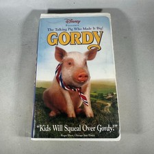 Gordy VHS Tape Mark Lewis Director Rated G Walt Disney