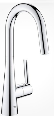 Grohe 32283003 Ladylux Kitchen Pull Down Dual Spray Faucet Chrome - New