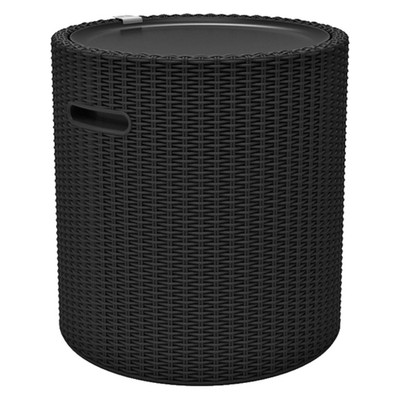 Keter Cool Stool Tisch Sitzgelegenheit Ablage für draußen anthrazit 230905