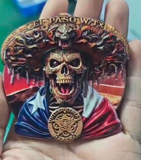 EL PASO TEXAS U.S. MARSHALL EST 1789 CHALLENGE COIN
