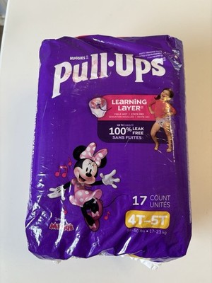 Huggies Pull-Ups Learning Layer 4T-5T Minnie Mouse 17 Count Package