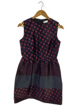 RED VALENTINO sleeveless Dress Navy