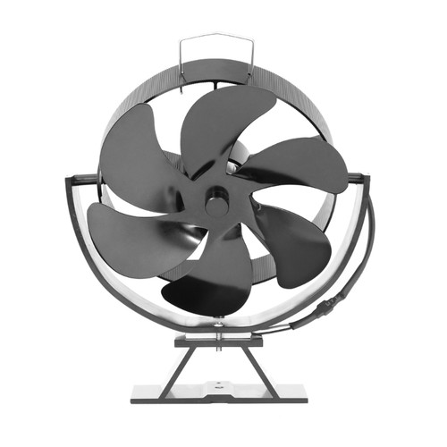 Adjustable Angle Heat Powered Stove Fan Fireplace Fan Operation Circulate - Picture 6 of 8