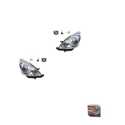 Scheinwerfer Satz + Osram Night Breaker Laser passend für Nissan Note E11 01/09 