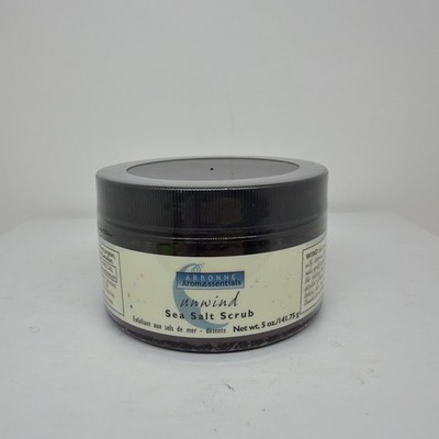 New Sealed Arbonne Aromassentials Unwind Sea Salt Scrub 5oz