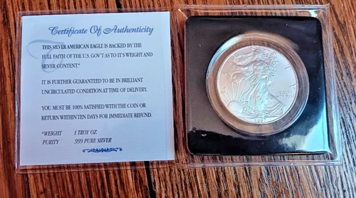 1997 American Eagle Silver Dollar 1 Troy Oz. .999 Fine in original packaging