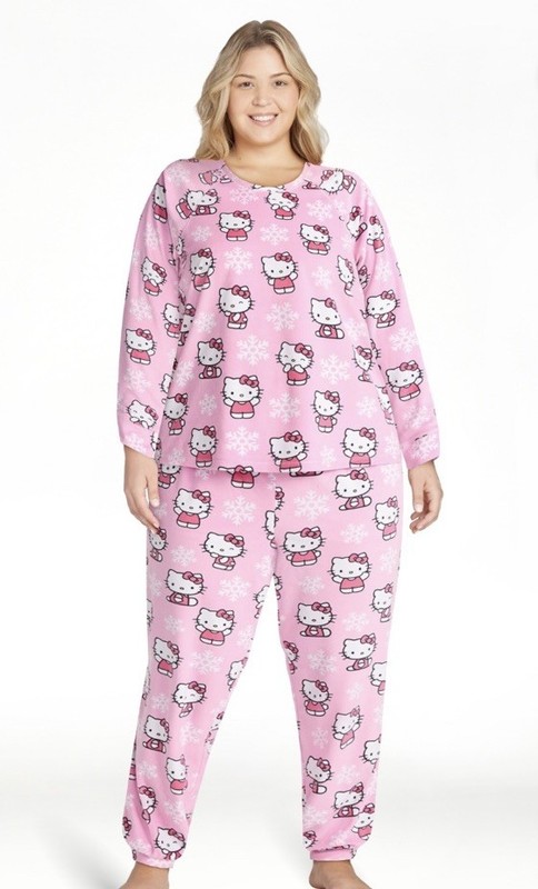 Hello Kitty Women’s 2 PC Pajama Set Size 2X NWT