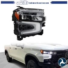 For Chevy Silverado 1500 ZR2 2022 2023 2024 Headlights  LED DRL Right Side Clear