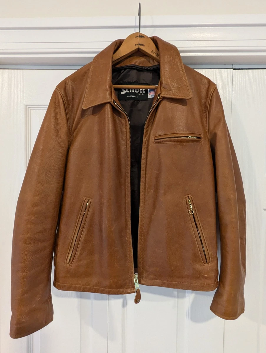 Schott Leather Motorcycle Jackets for Men for Sale - Shop New