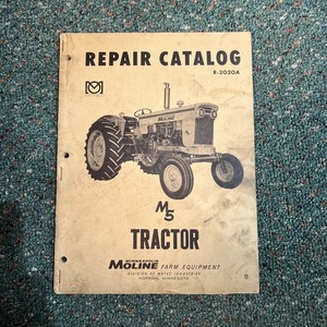 Minneapolis Moline REPAIR CATALOG No. R-2020A M5 TRACTOR