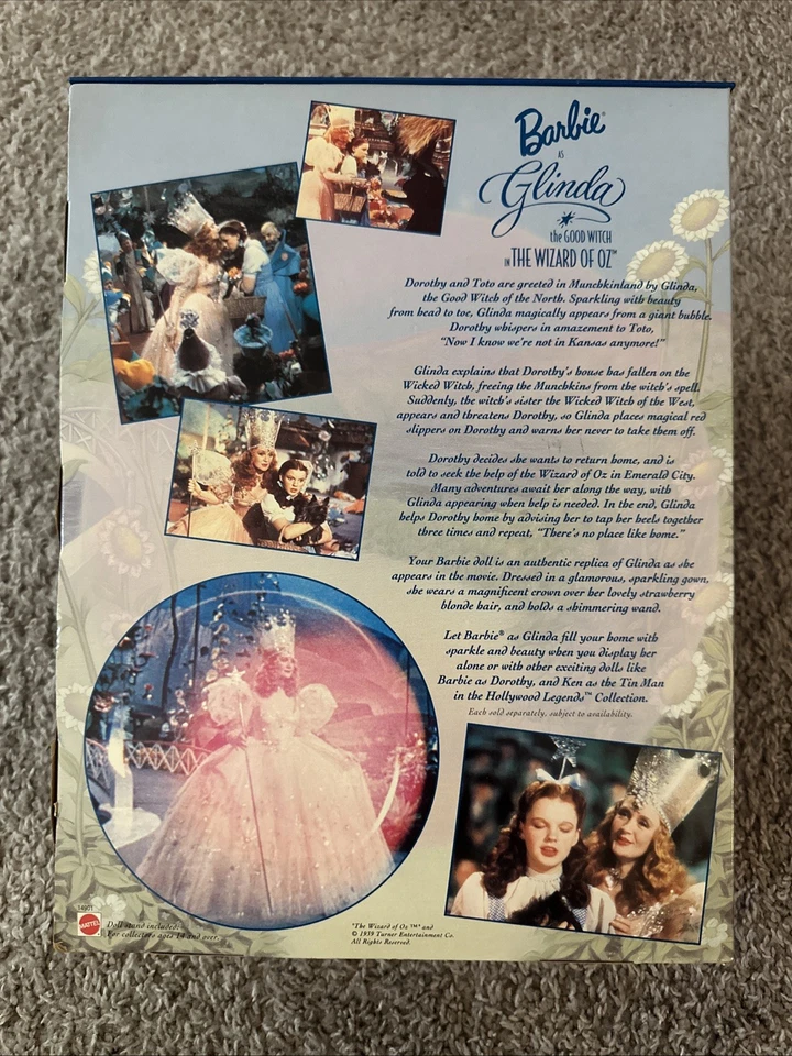 芭比娃娃 Glinda the Good Witch 绿野仙踪 好莱坞传奇 1995 — 第 3/4 张图片