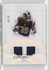 2025 Panini Flawless Game Used Memorabilia Silver 5/25 Steven Jackson pl8
