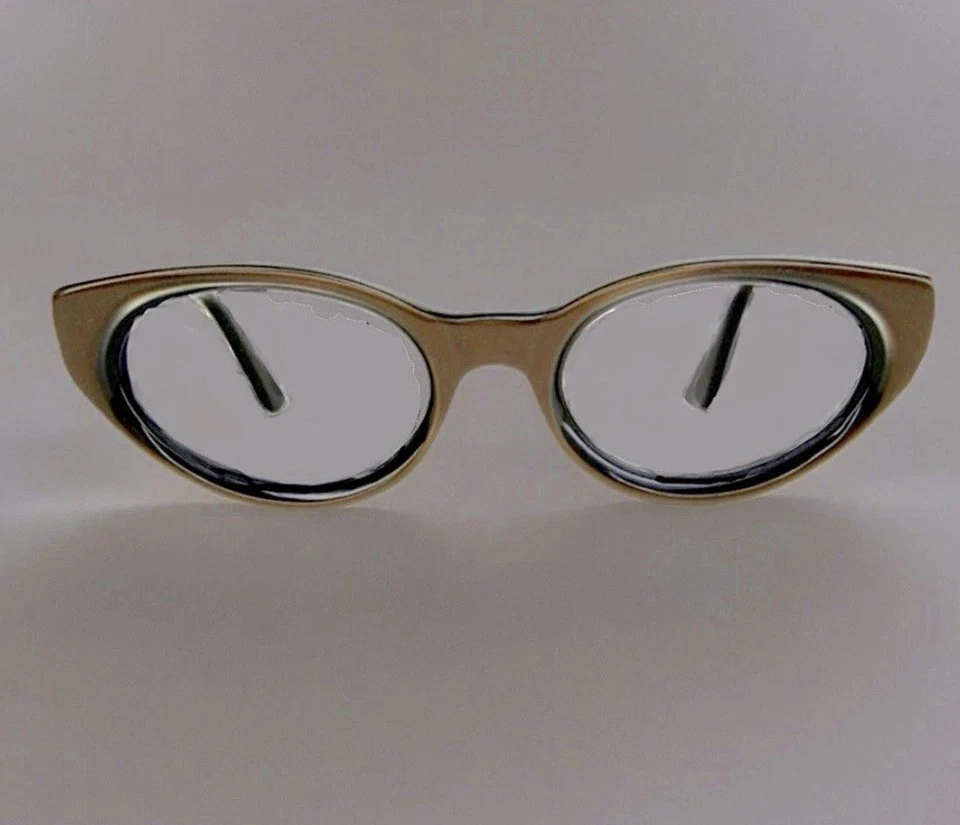 Monturas de anteojos vintage de los años 60 Fontaine marrón ojo de gato sin usar para mujer” Foto 3 de 4