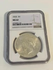 1923 Peace Dollar, NGC MS-62
