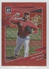 2021 Panini Donruss Optic Red Wave Prizm Luis Castillo #142 06ee