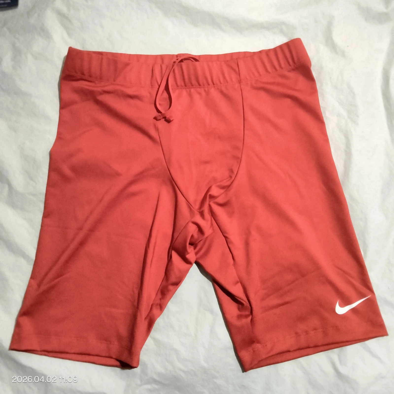 Mens Nike Team Half Tight Dri-Fit Running Compress Shorts CV2727-657 Red Size XL