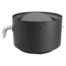 Model DVL Double Wall Stove Pipe 6In. Diameter Stovetop Adapter, Damper NEW