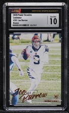 2020 Chronicles Luminance Update Rookies Bronze Joe Burrow CSG 10 Gem Mint uk2