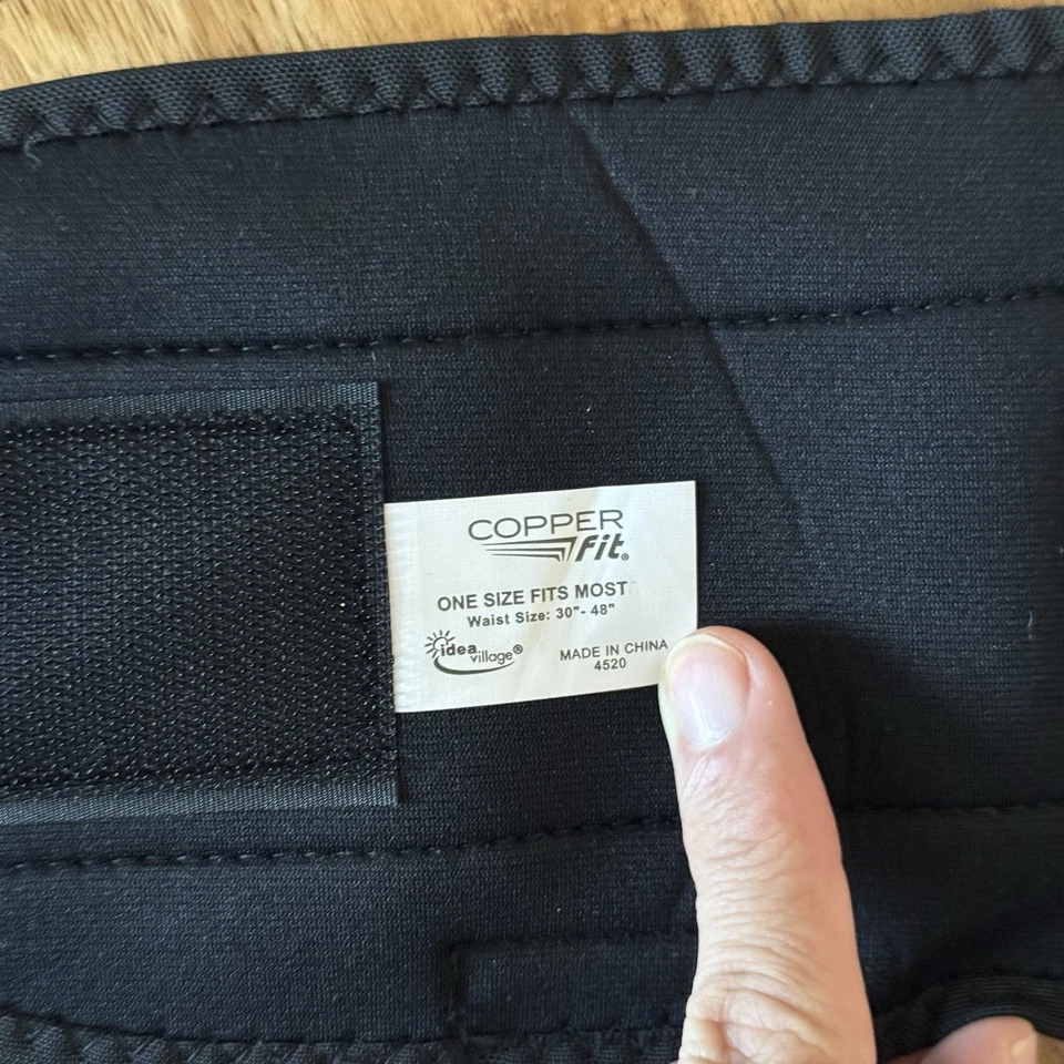 Copper Fit Back Support 3 IN 1 Fits 30โ- 48โ Waist UNISEX READ* - Image 3 of 4