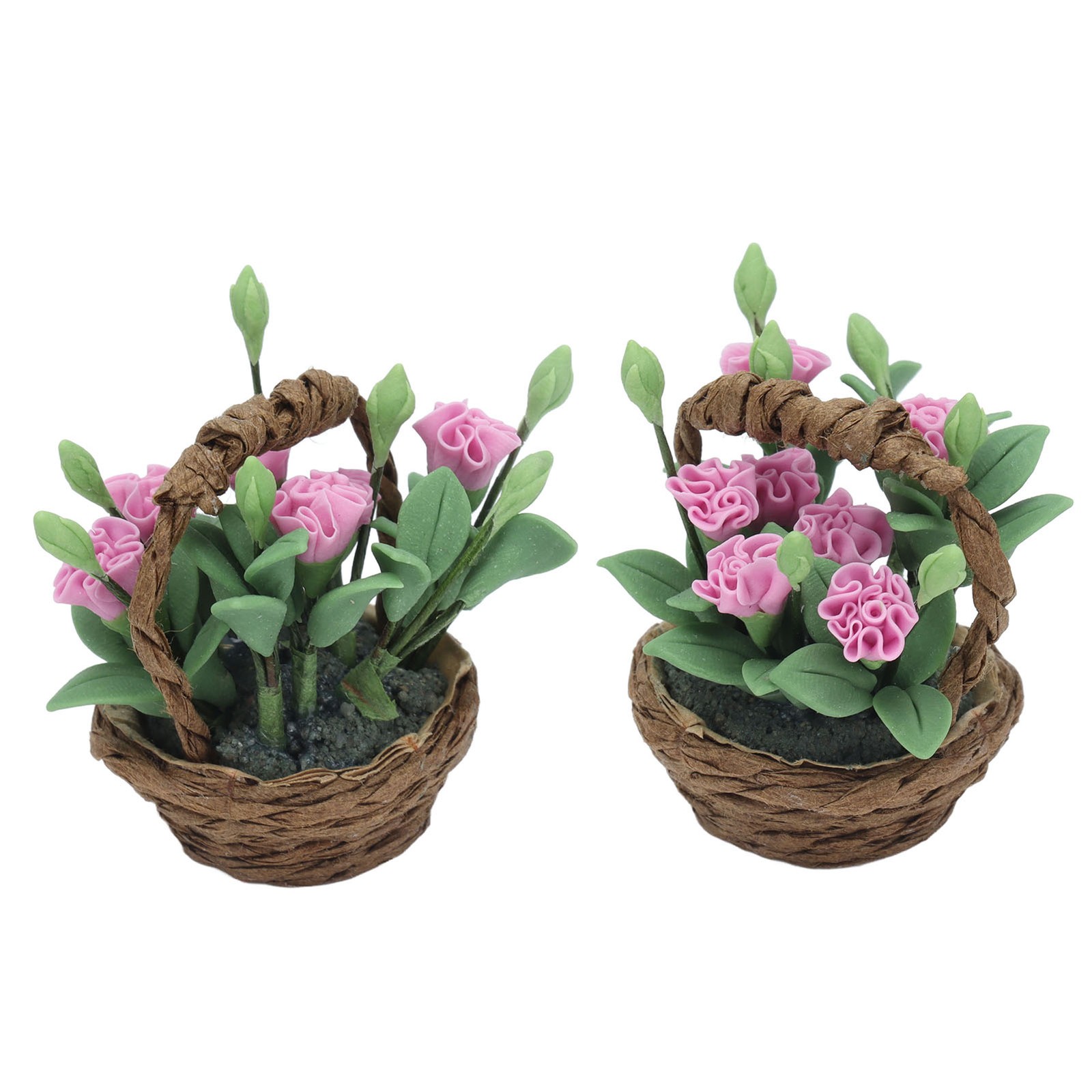 Exquisite Miniature Flowers Vivid Design Dollhouse Accessory For Mini House Love