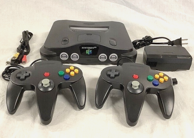 Original Nintendo 64 Complete Gaming System BLACK Video Game