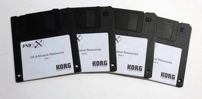 Korg PA1x Factory Restore 4 Disk Set