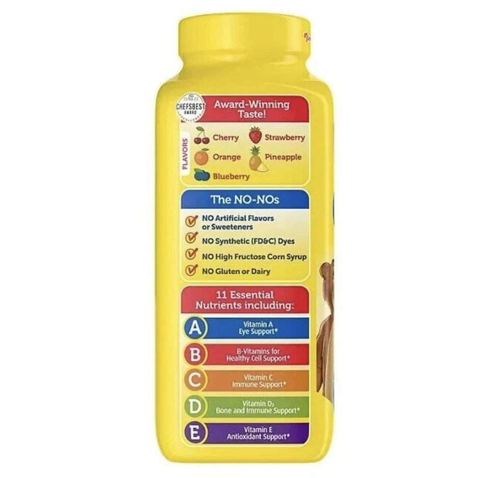 Multivitamínico diario Lil Critters Gummy Vites - 300 gomitas Foto 2 de 4